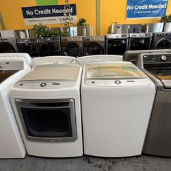 Lg Gas Washer And Dryer 11$ Down Payment