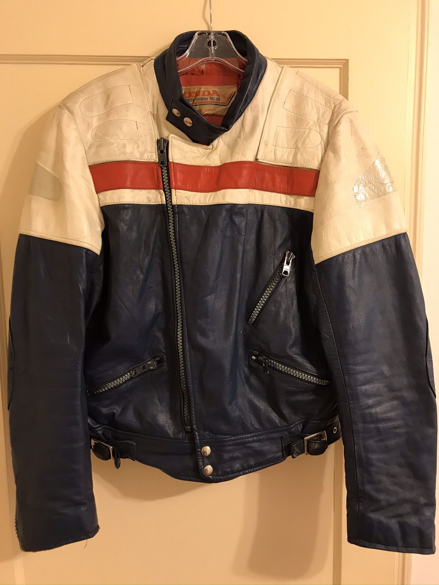 70’s Vintage Honda Motorcycle leather jacket