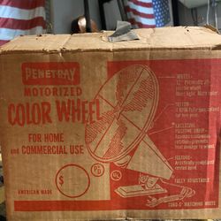 Vintage 64’ Penetray Motorized Color Wheel 