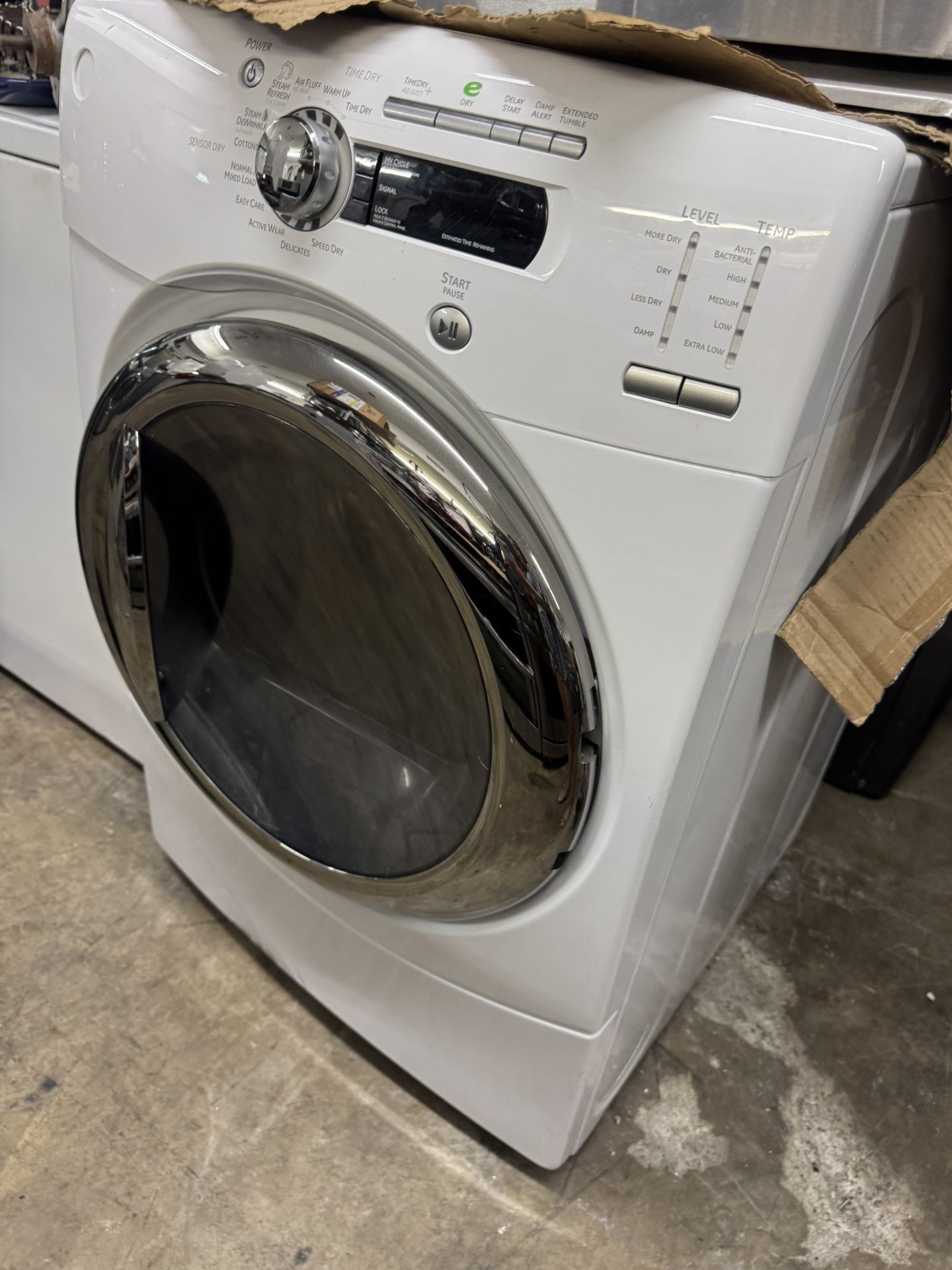 れ20素子白2 GE VTD52GASRWB Commercial 27 Inch Gas Vented Single Pocket Front