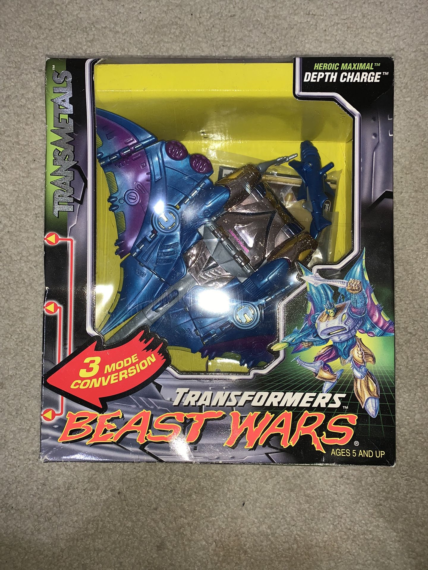 Transformers Beast Wars Transmetals - Depth Charge Complete