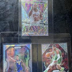 2020 Panini Disco Prizm Lot Jason Tatum Dennis Rodman Kyle Kuzma 