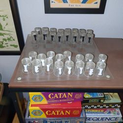 Chess Shot Glass Set