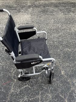 Drive Medical Lightweight Steel Transport Wheelchair