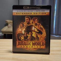 Jurassic World Dominion 4k UHD + Blu-ray