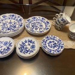 Blue meissen china