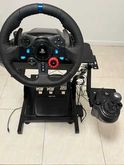 PS5 logitech G29 Racing Wheel with Stand and Shifter