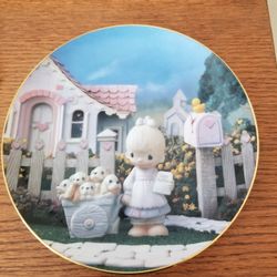 Precious Moments Plate Collection - God Loveth A Cheerful Giver