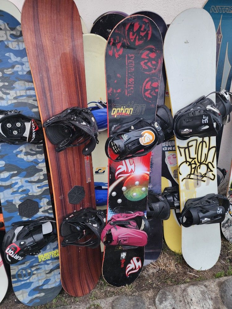 Snowboards $50 To $400