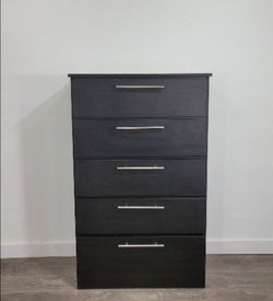Black 5-DrawerChestDresser