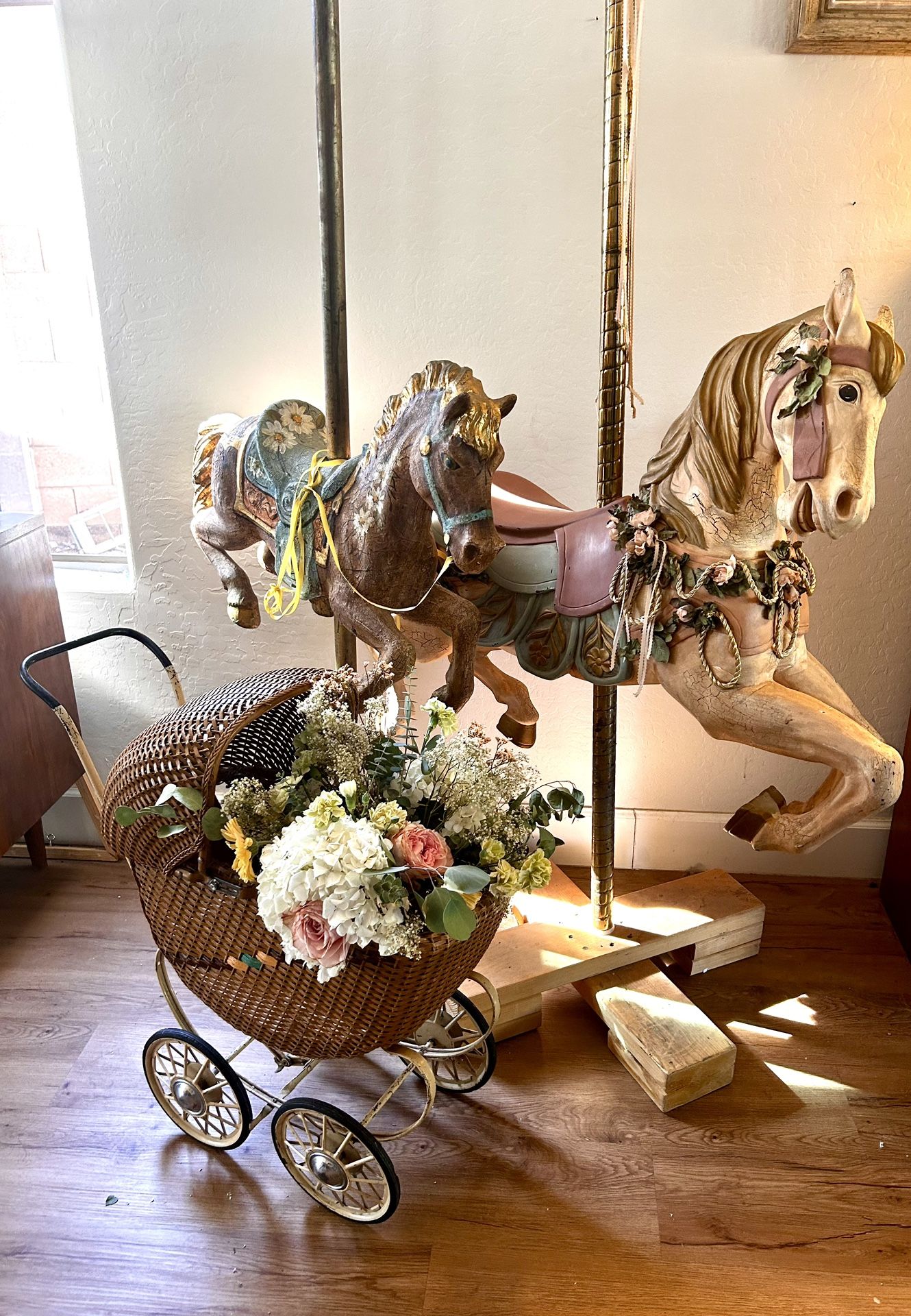 Vintage Carousel Horses And Stroller For RENT for Sale in Phoenix, AZ ...