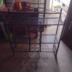 Shelves And Wine Rack 