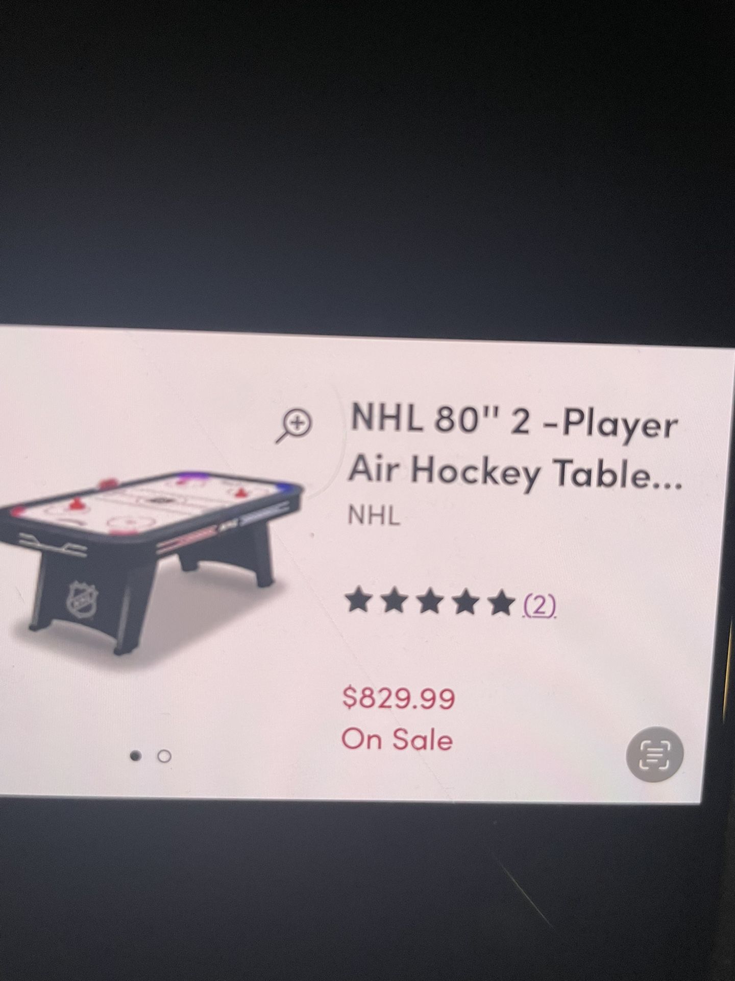 Air hockey Table 80”