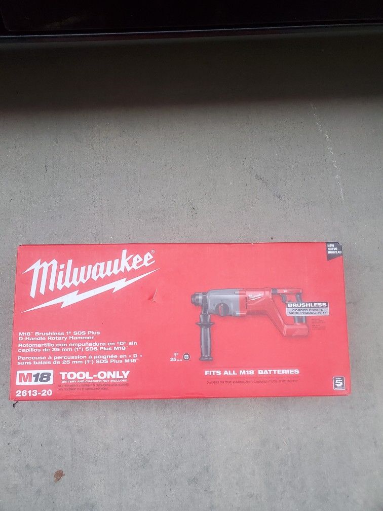 Milwaukee 1" Rotary Hammer Brushless M18