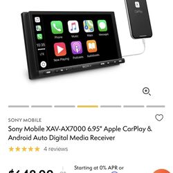 Sony Radio With Apple CarPlay 