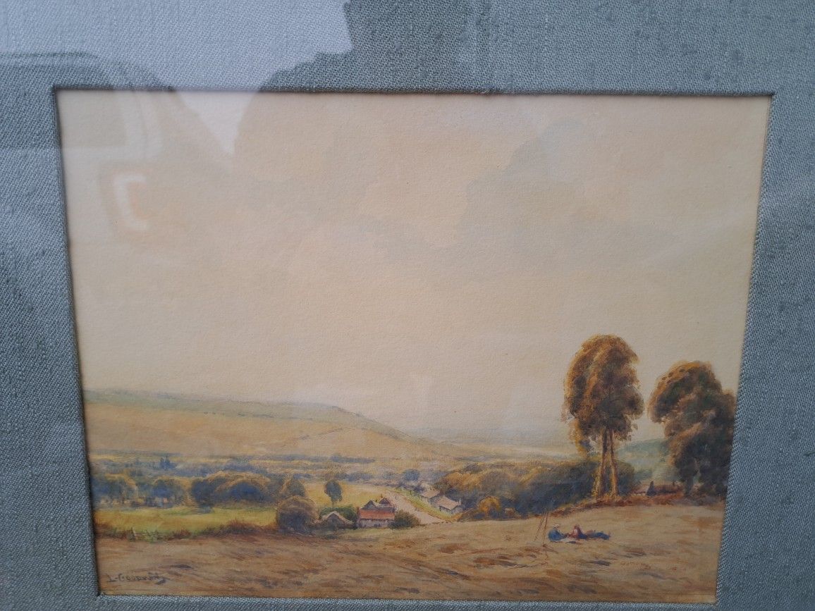 Antique. Original Watercolor