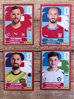 2026 Panini World Cup Red Parallel Stickers