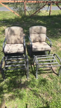rocking patio chair set