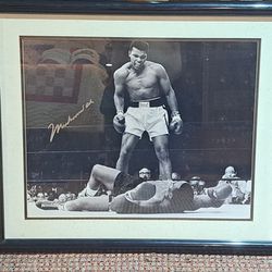Muhammad Ali Autographed 26"x22" Framed Picture