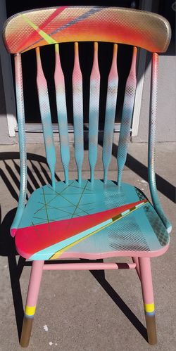 Custom Painted Farmhouse Chair