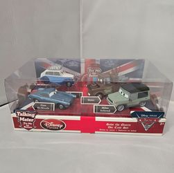 🏁 FOR SALE: Rare Disney Store Cars 2 "Save the Queen" 1:43 Diecast Set (Sealed / Mint Condition) 🏁