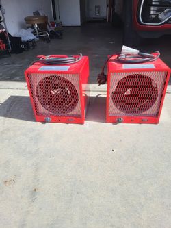 2 Industrial Heaters For $180