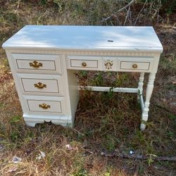 Wooden Desk And Chair 