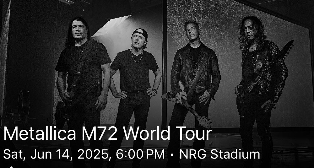 Metallica M72 World Tour With Pantera