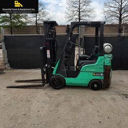 2018 Mitsubishi FGC20N 4,000 Lbs. LP 3-Stage Cushion Forklift- 15,141 Hours