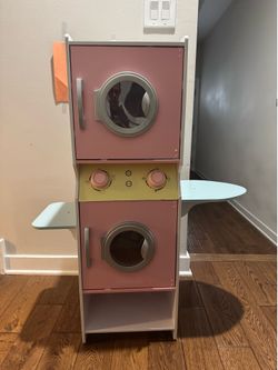 KidKraft Wooden Play washer/dryer combo