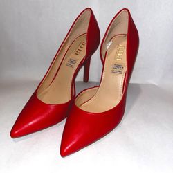 Ann Taylor Ana Red Pump heels size 7