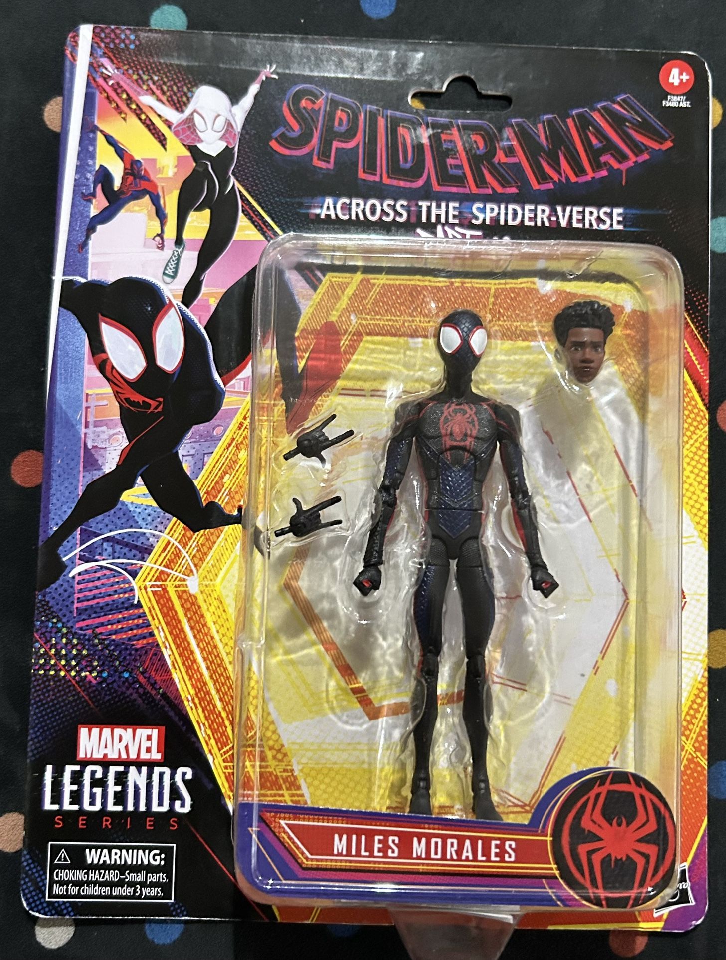 Marvel Legends Series Miles Morales, Spider-Man: Into the Spider-Verse Collectible Action Figure (6”)