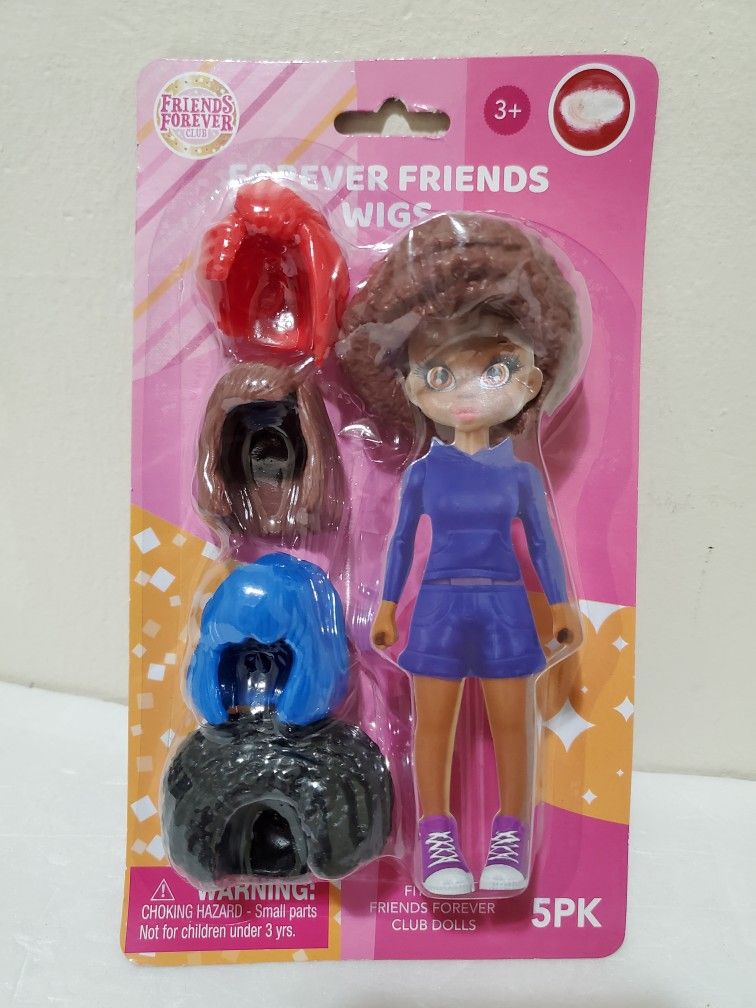 Friends Forever Club Mini Doll Wigs 5 pieces Fits all Alanis, Carina, Viera, IHA