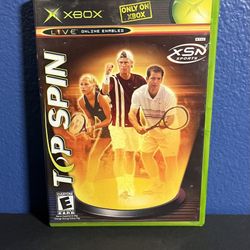 Top Spin (Original Xbox) - Complete with Manual  - Tennis Game
