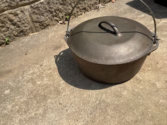 Cast Iron Pot With Lid $25