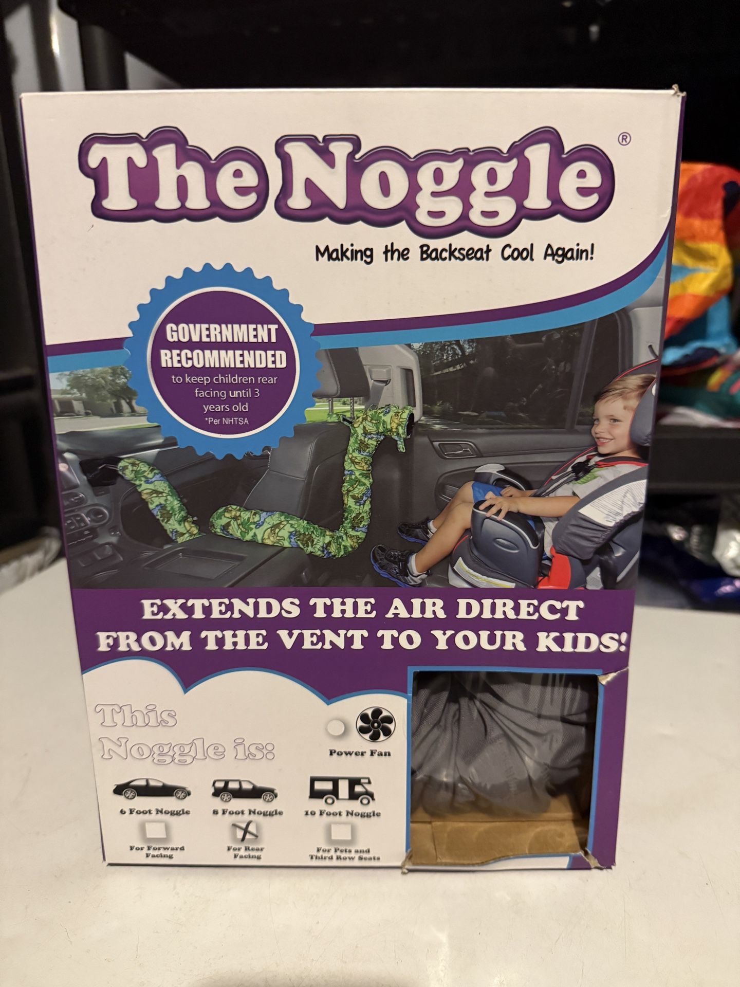 The Noggle 8ft AC Extender for Backseat.