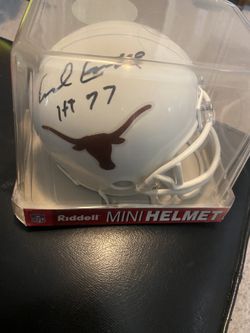 Earl Campbell Signed Mini Helmet
