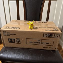 McDonald's 2021 Pokemon 25th Anniversary Promo Toy 1 Cases, 150 Sealed Packs