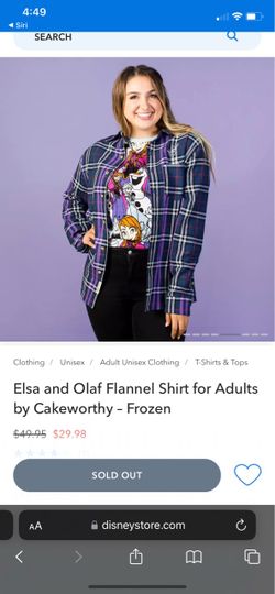 Disney Frozen Flannel Shirt by Cakeworthy