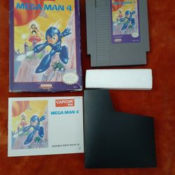 Nintendo NES Games- Mega Man 4 (Complete in Box)