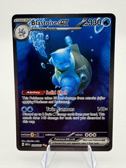 Blastoise ex Pokémon Card 200/165 151