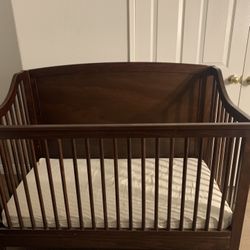 Delta 6 in 1 Crib/toddler Better Dark Cherry, Mattress Included 