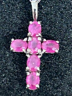 Burmese Ruby Pendant Necklace