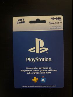 PS5 200$ GIFT CARD (NEGOTIABLE)