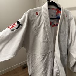 Jiu Jitsu Gi - A2H White Aesthetic Koi 