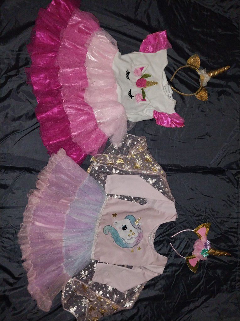 Unicorn Party Dresses Size 5