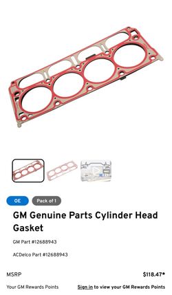 GM Genuine Parts Cylinder Head Gasket