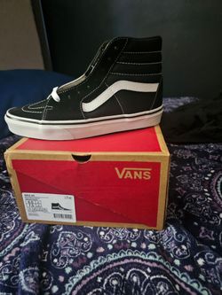 Vans SK8-Hi Black/White High-Top Sneakers