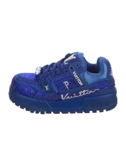 Louis Vuitton LV Trainer Crystal Sneakers