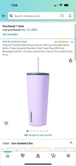 Corkcicle Tumbler New In Box